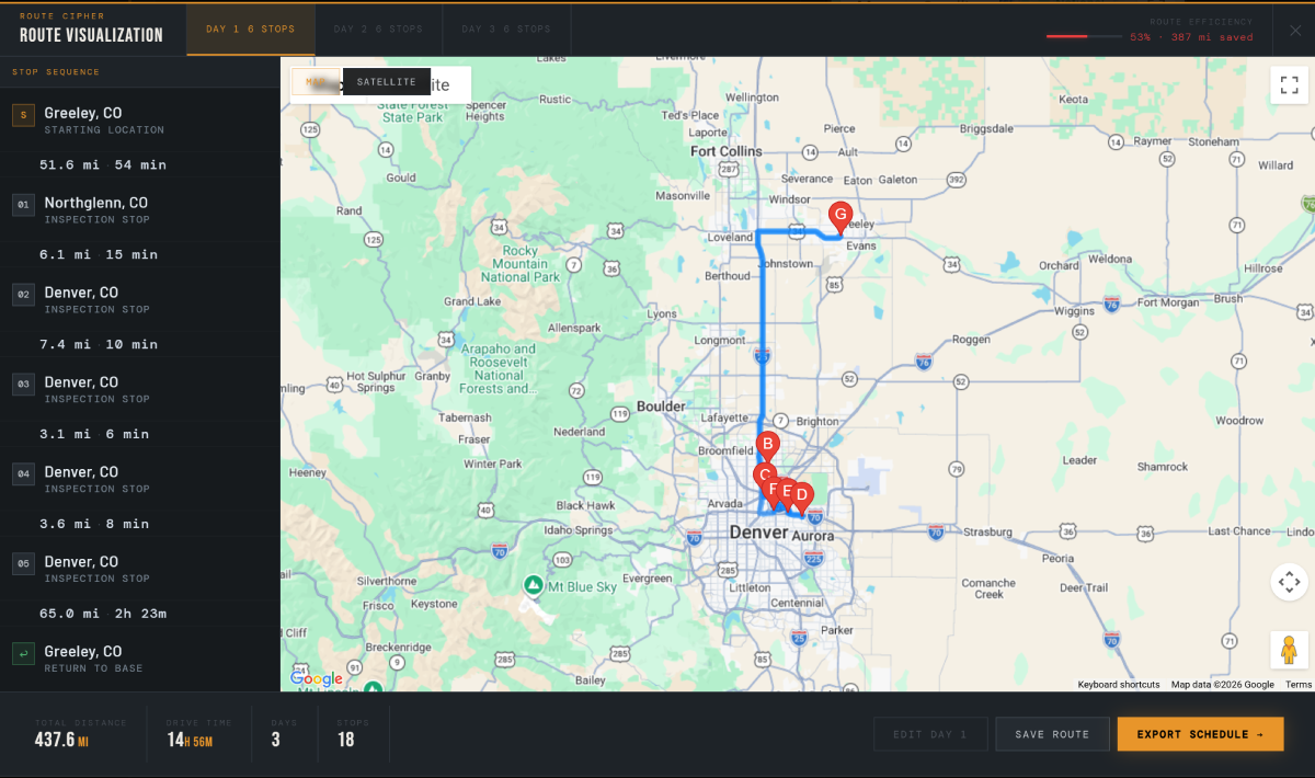Route Cipher UI
